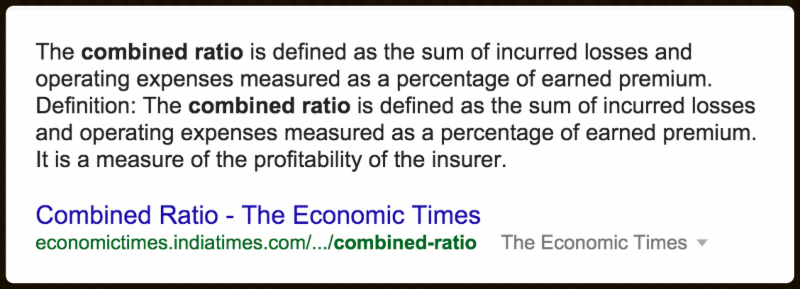 Insurance Expense Ratio Definition Insurance Expense Ratio Definition