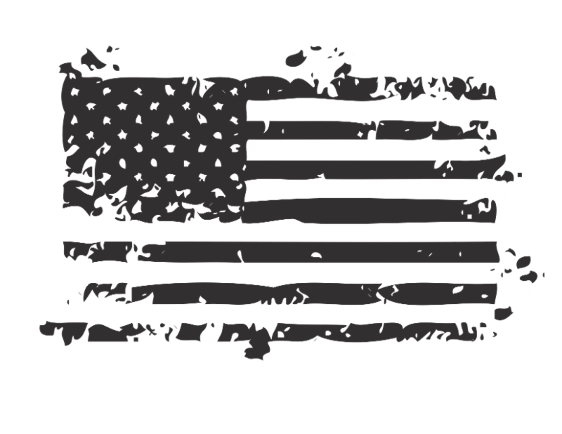 Black And White American Flag Png - Meme Database Eluniverso