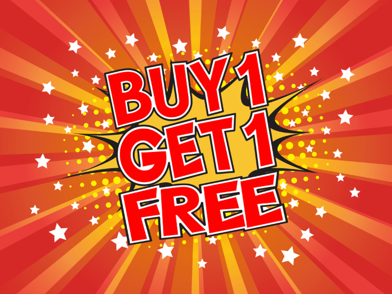 BuyOneGetOneFREE!