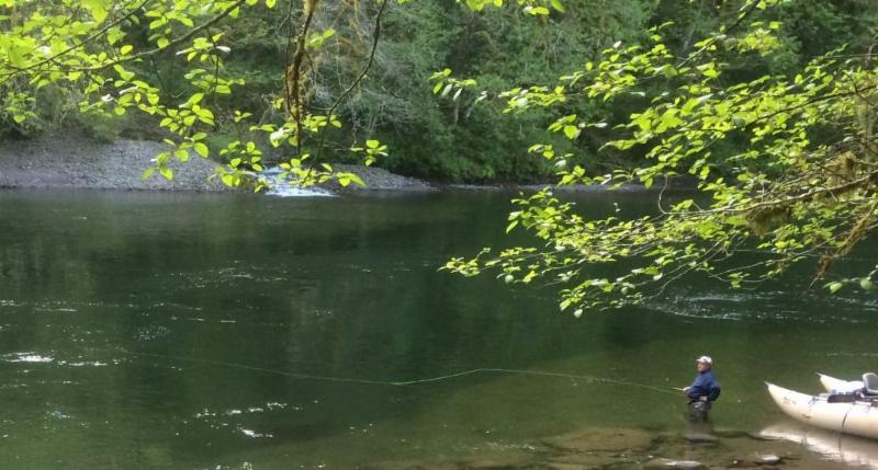 Spey Fishing For Winter Steelhead Sandy River March 18th