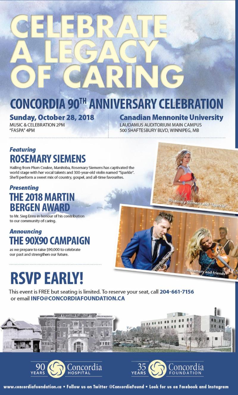 Concordia Hospital 90th Anniversary Celebration