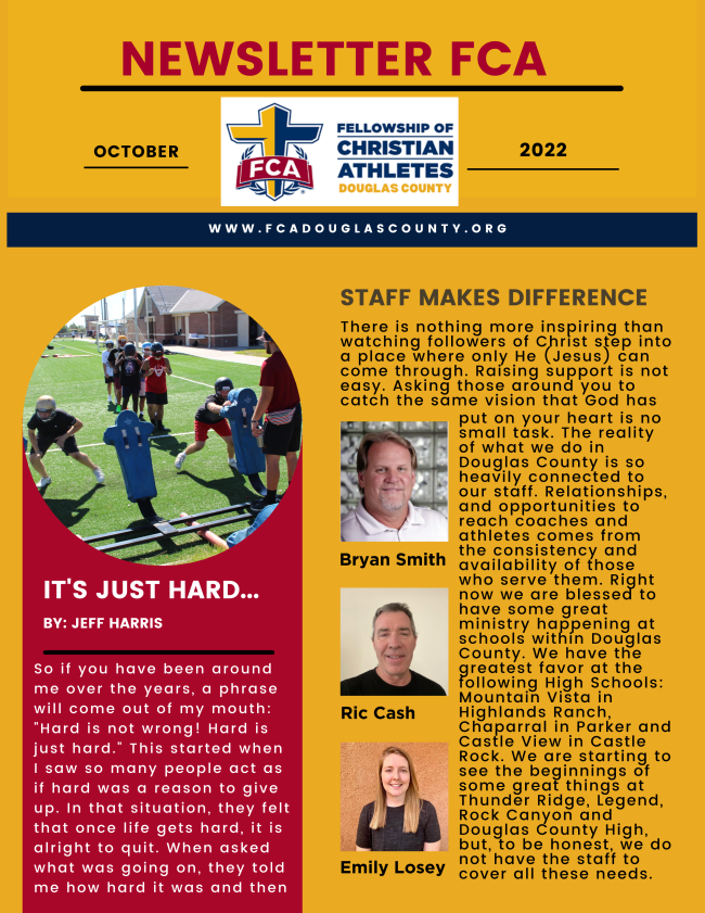 As promised we have now begun to offer the Douglas County Newsletter. This will not focus on one specific staff but will help us get the message out about all the happenings in Douglas County.