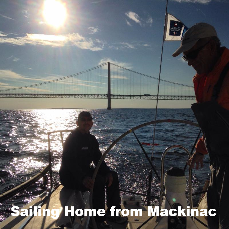 Sailing Mackinac Bridge