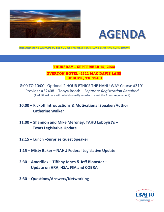 Lsvahu road show 2022