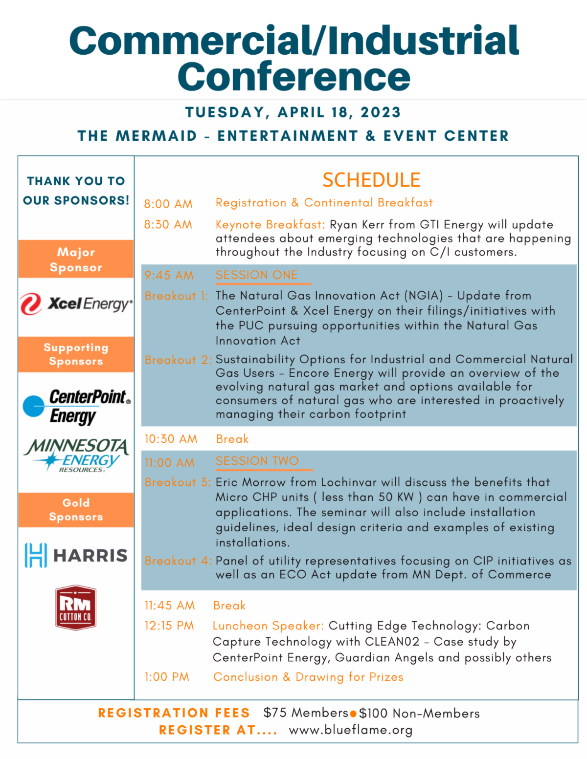 Blue Flame Commercial/Industrial Conference