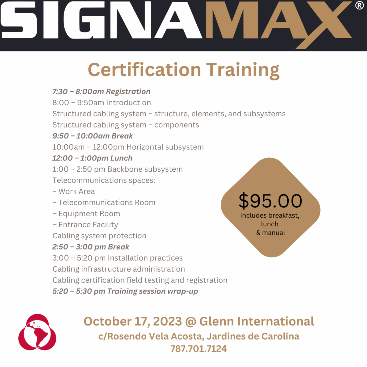 Signamax Certification Training