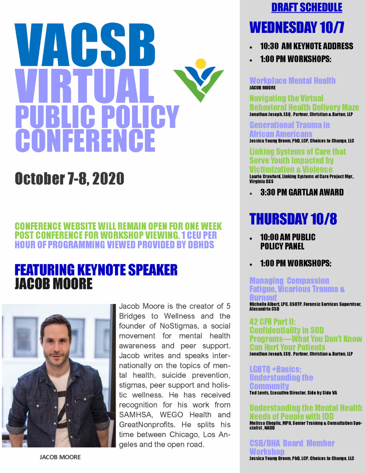 VACSB Virtual Public Policy Conference