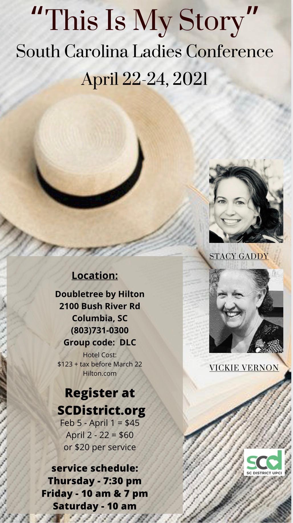 SC District UPCI Ladies Conference 2025