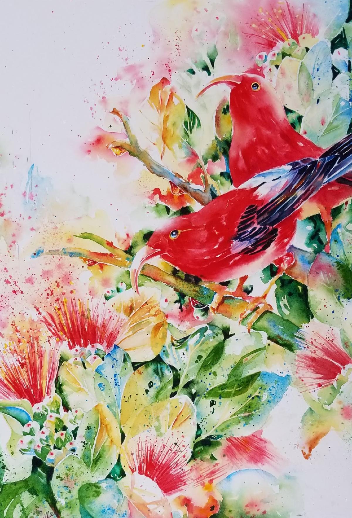 Watercolor Design And Composition With Davilla Harding Hawaiian