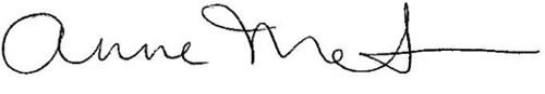 Anne's signature