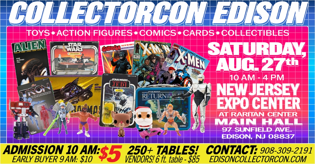 CollectorCon II Edison, NJ Vintage & Collectible Toys Action Figures