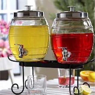 Acrylic 3 Piece Stackable Beverage Dispenser