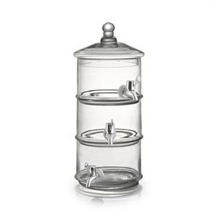 Triple Glass Beverage Dispenser