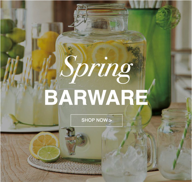 Click Here For - Spring Barware