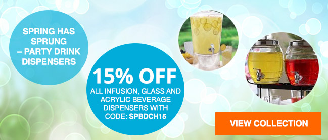 Spring Beverage Dispensers