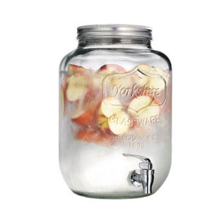 Yorkshire Glass Mason Beverage Dispenser