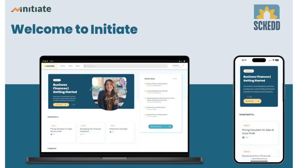 Video: Initiate software introduction, Image: Female business owner