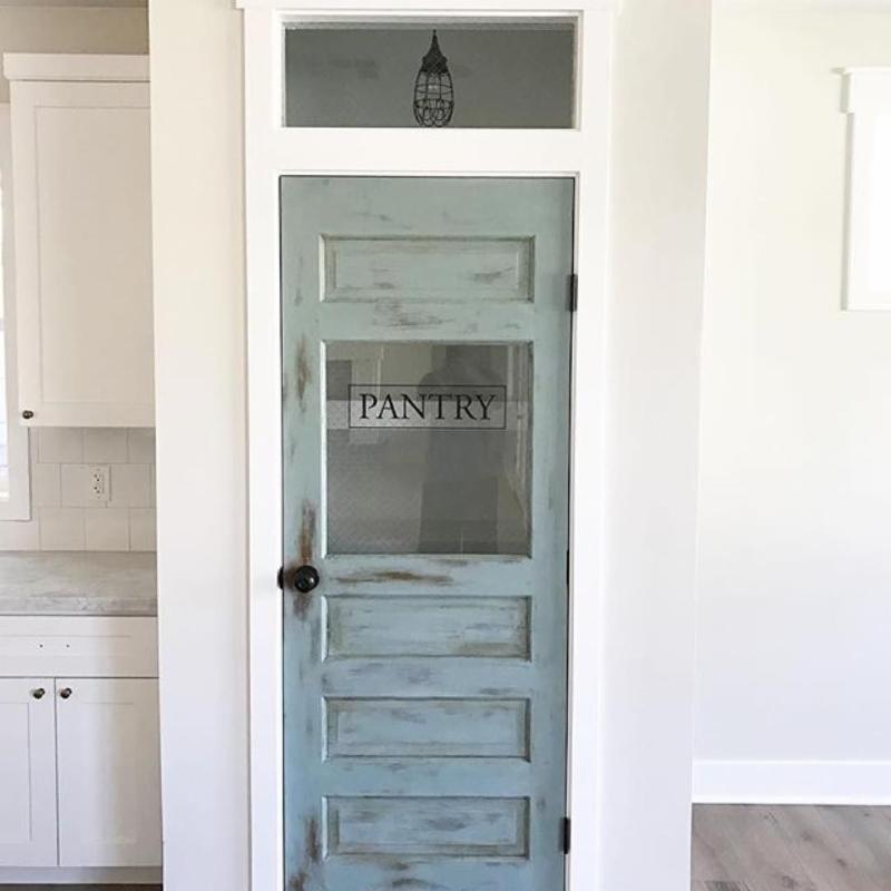 Chalk Paint On Your Doors Inside Or Out The Passionate Home