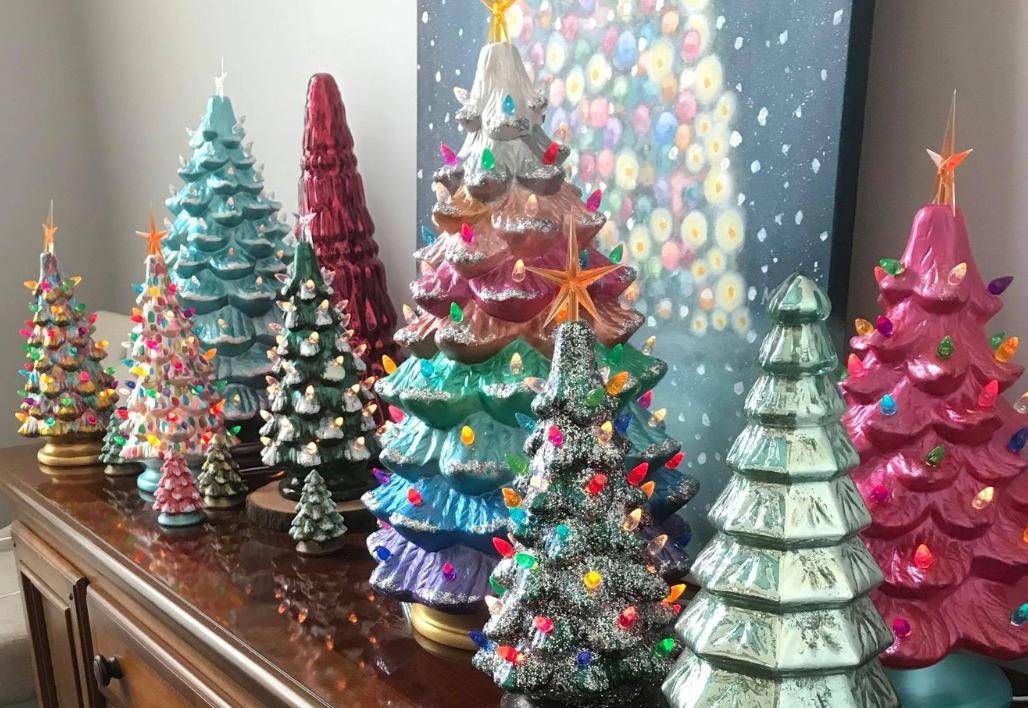photo Ceramic Christmas Tree To Paint paint your own ceramic christmas tree