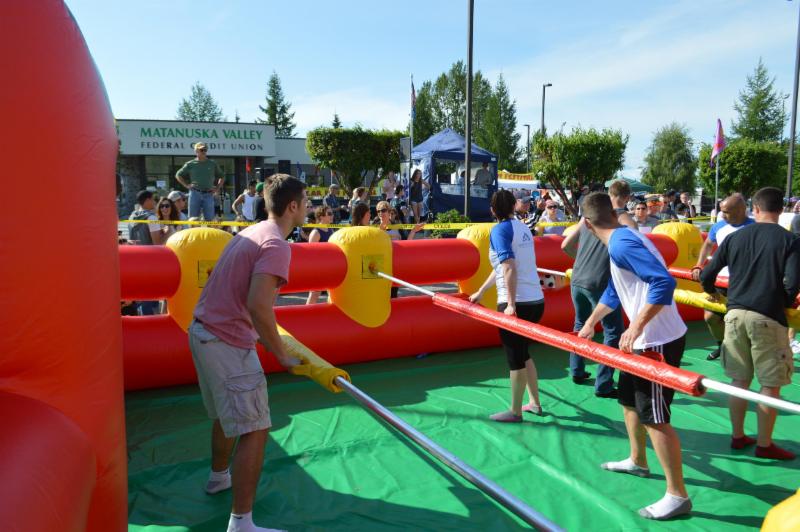 2022 Bear Paw Festival Human Foosball Tournament