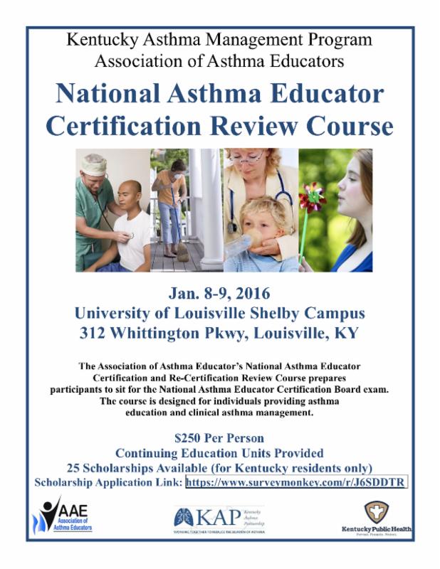 Kentucky Asthma Management Program Together With The