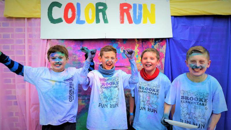 2018 Brooke Elementary School Color Me Fun Run