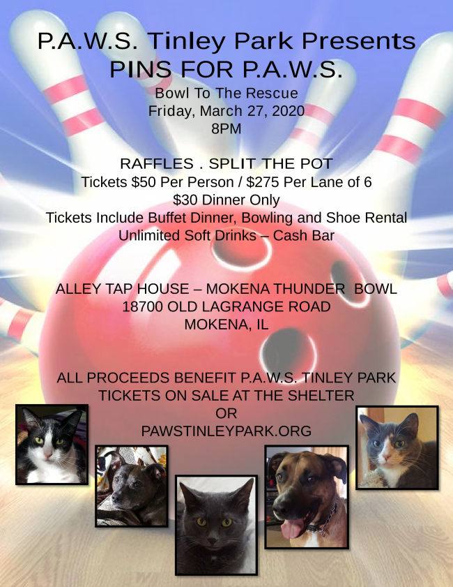 P.A.W.S. of Tinley Park Peoples Animal Welfare Society Event