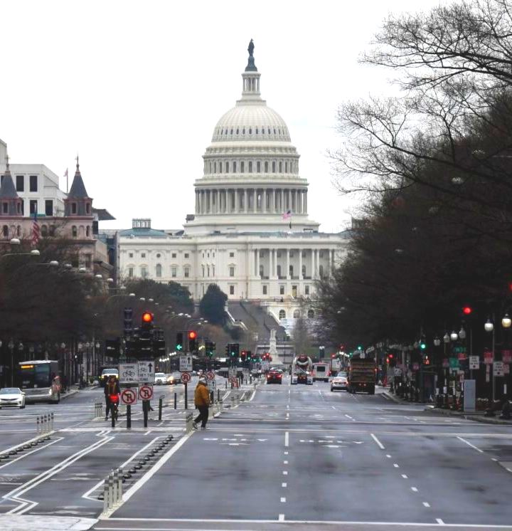 Tax and Retirement Deadline Updates street photo looking at capital in DC