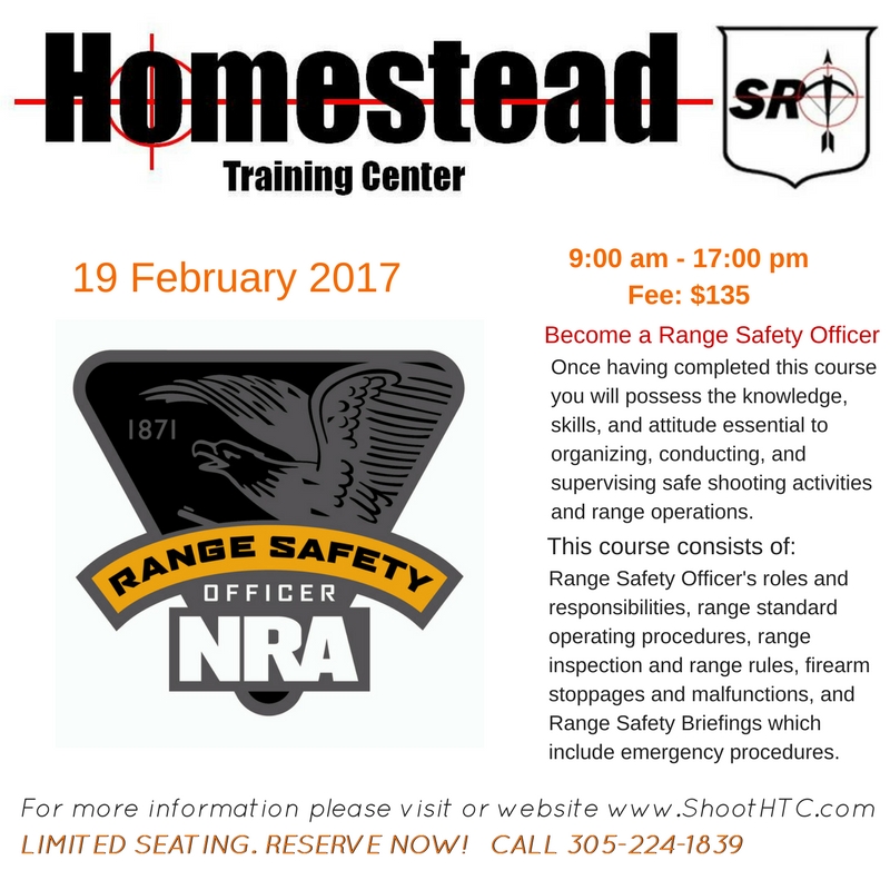 NRA Range Safety Officer Course