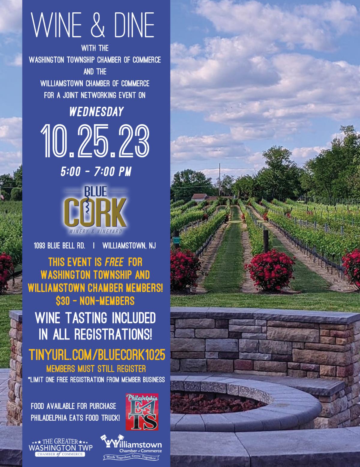 WT & Williamstown Chambers at Blue Cork Winery!