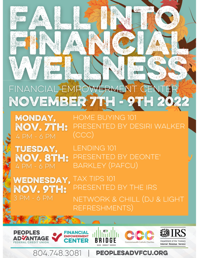 Fall Into Financial Wellness with PAFCU