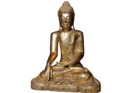Antique Nepalese Buddha Statue Buddhism