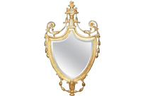 English Adams Gilt Pier Mirror Glass