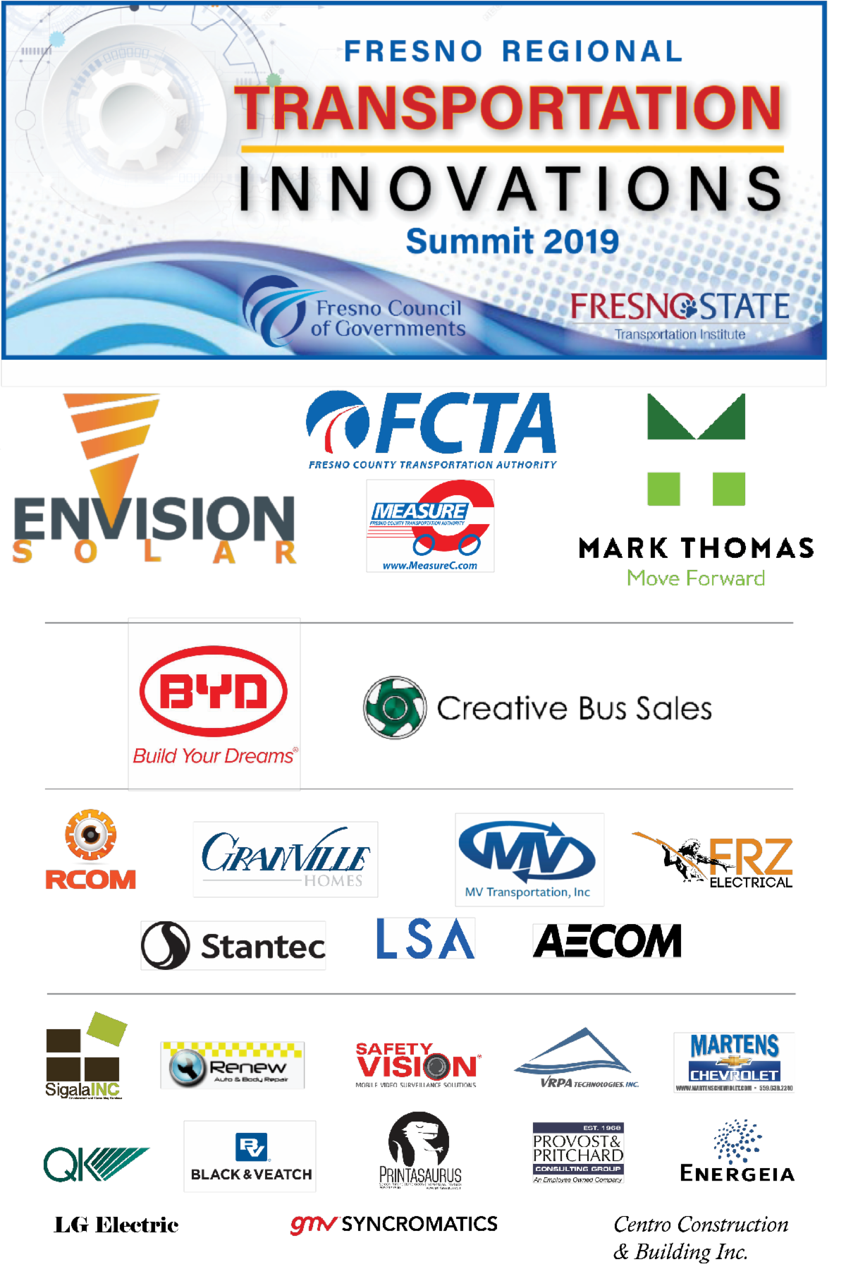 2019 Fresno Regional Transportation Innovations Summit