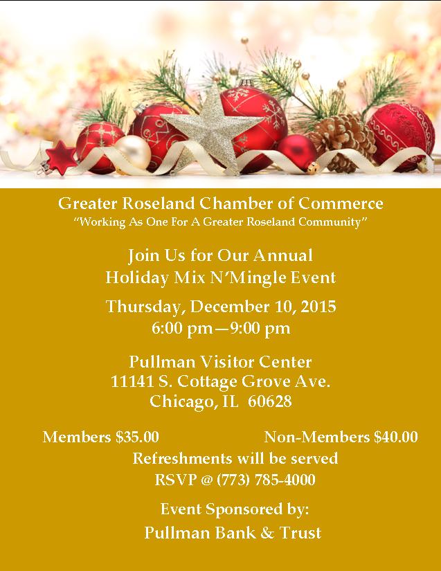 Holiday Mix N'Mingle Event