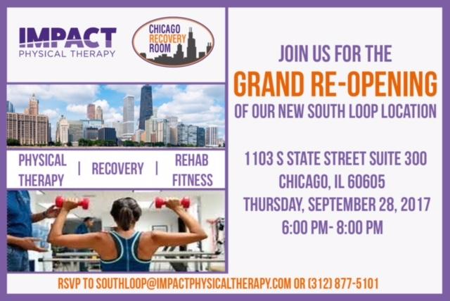 Grand Re Opening Impact Physical Therapy Chicago Recovery