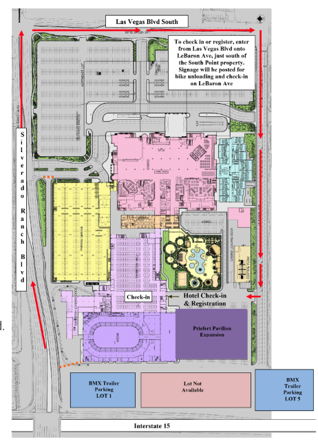 South Point Hotel Las Vegas Map USA BMX / BMX CANADA   News