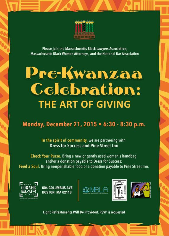 Mbla Mbwa Nba Pre Kwanzaa Celebration The Art Of Giving