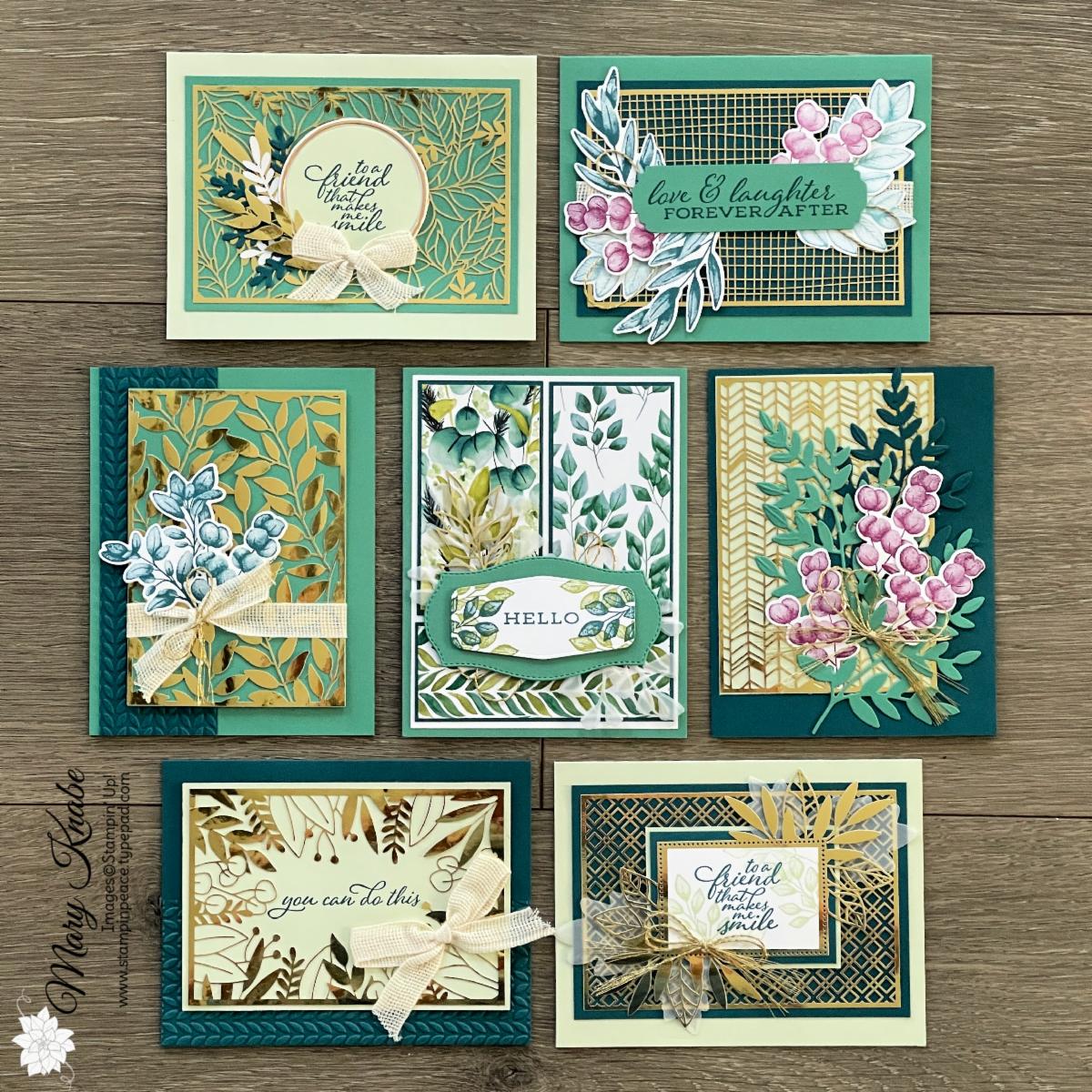 Forever Greenery Card Class to Go