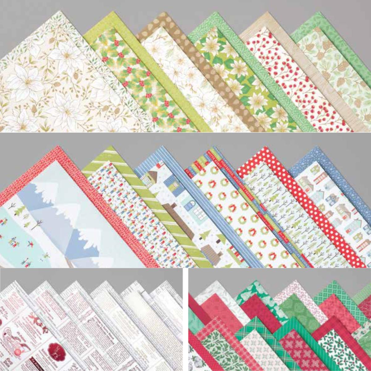 NEW Stampin Up FOREVER GREENERY DSP 12 sheets 6 x 6 Designer Series Paper