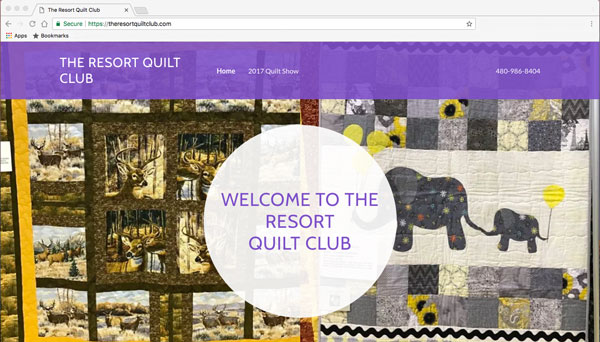 The Resort Quilt club home page