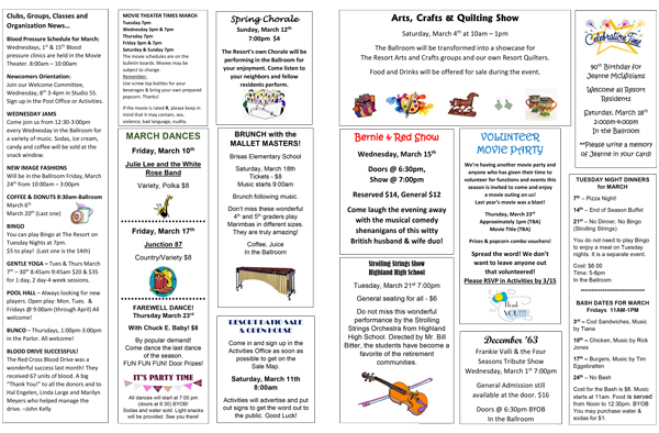 Silveridge Various Activities