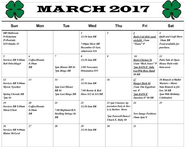 Silveridge Various Activities