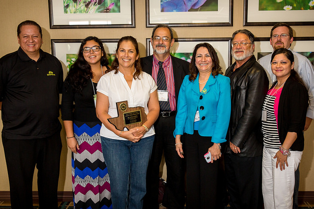 2014 Texas Trails Award Winner Dr. Rose Gowen and other Brownsville delegates