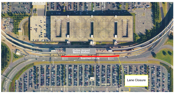 Dulles Airport Garage Exit Lane Reduced; Parking Garages Remains Open