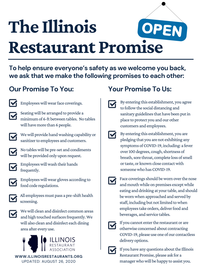 City Of Chicago Releases Phase 3 Outdoor Dining Reopening Guidance