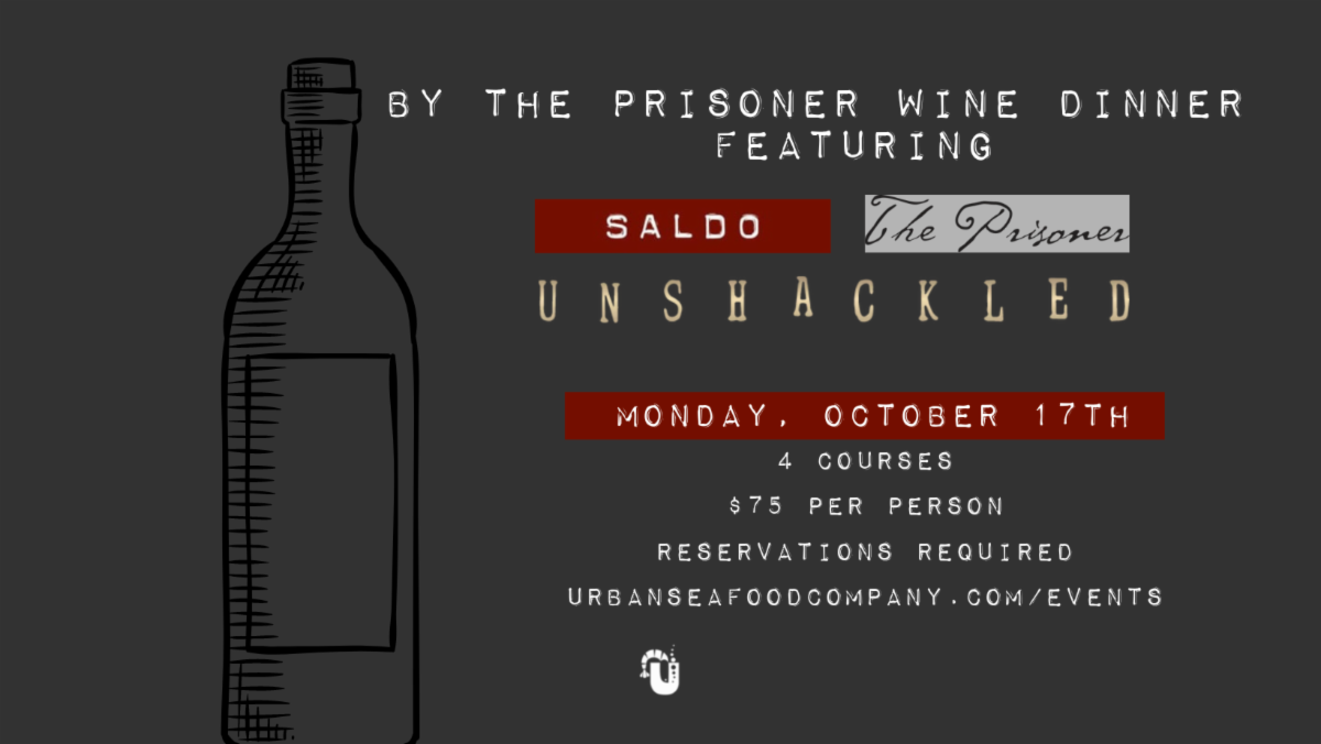 By the Prisoner Wine Dinner