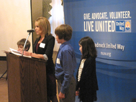 Beth Truman at the MUW Recognition Event