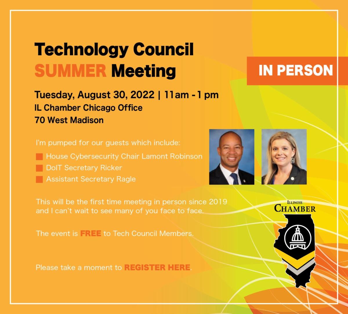 Illinois Chamber of Commerce Technology Council Quarterly Meeting