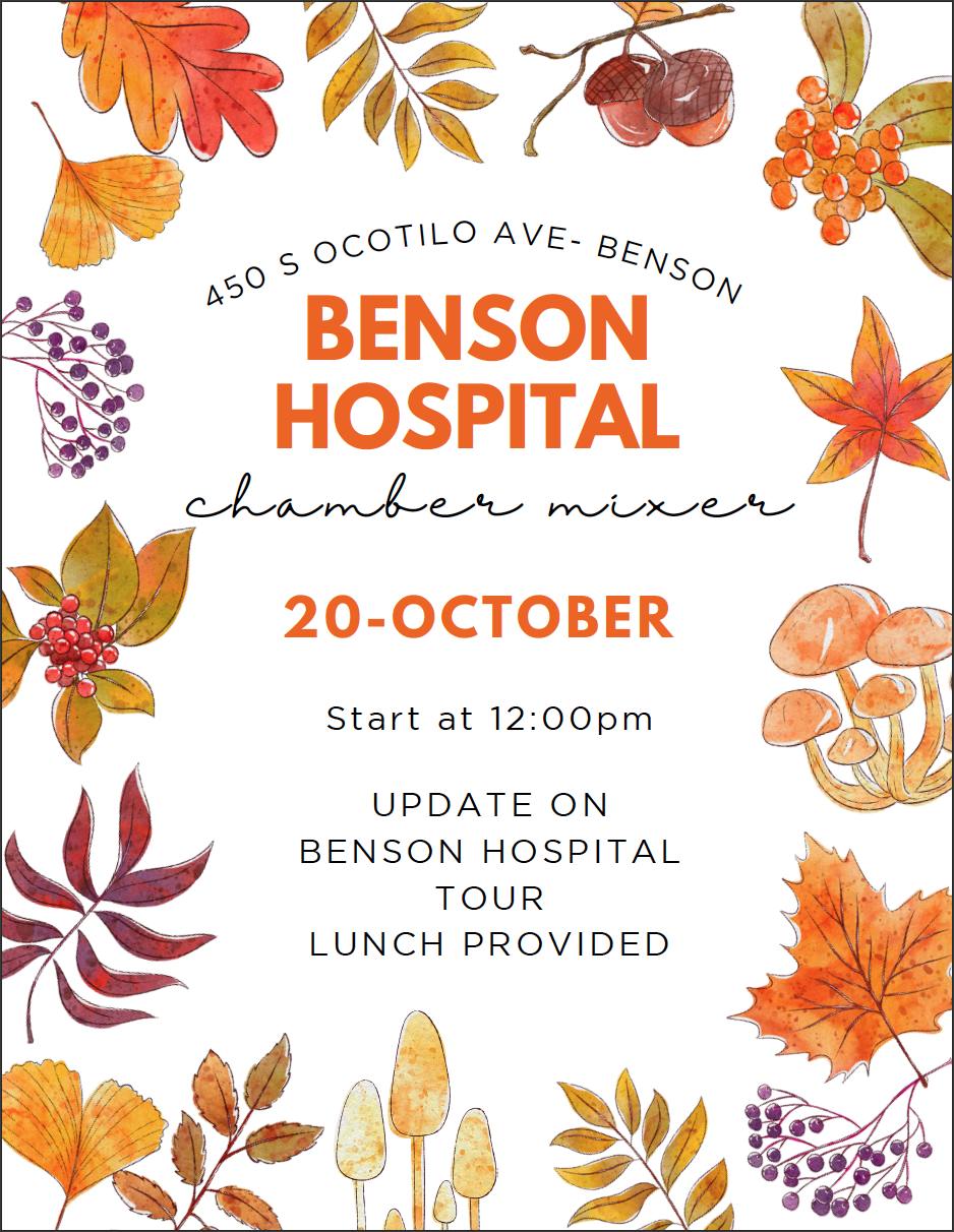 Exclusive Benson Chamber Sponsors Mixer at Benson Hospital